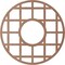 Ekena Millwork O'Neal Wood Fretwork Pierced Ceiling Medallion, Wood (Paint Grade), 24"OD x 8 3/4"ID x 3/8"T CMWP24X24X0375ONMF - alternate 5